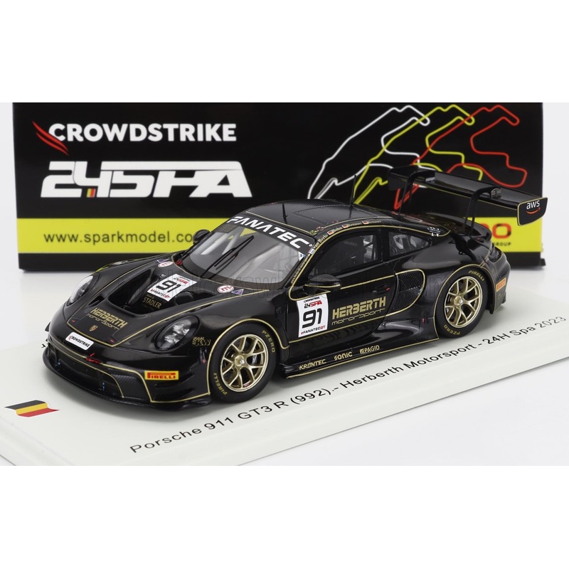 PORSCHE | 911 992 GT3 R TEAM HERBERT MOTORSPORT N 91 24h SPA 2023 R.BOHN – K.VAN BERLO – A.RENAUER – R.RENAUER