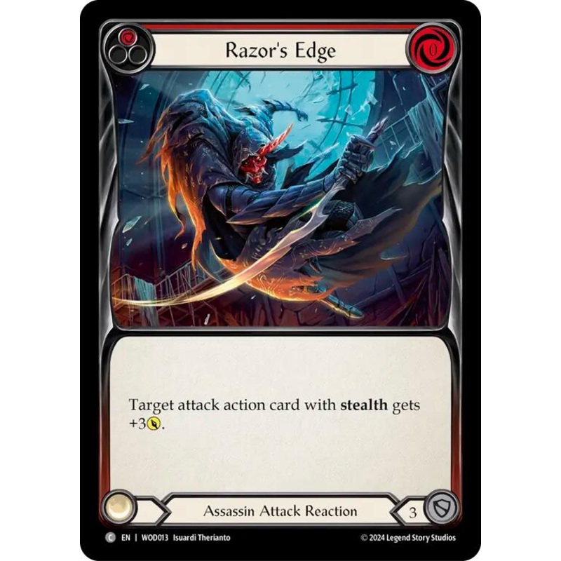 Razor’s Edge (Red) [WOD013] (The Hunted Arakni, Web of Deceit Blitz Deck)