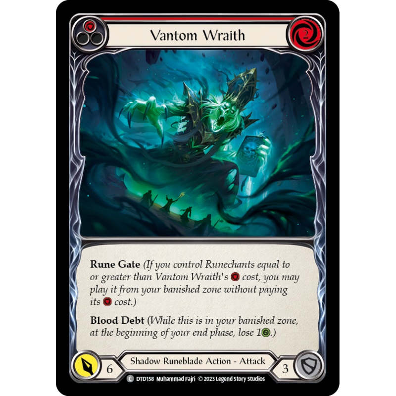 Vantom Wraith (Red) [DTD158] (Dusk Till Dawn)