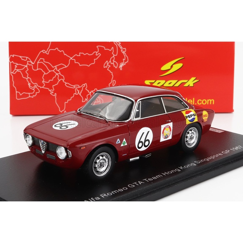 ALFA ROMEO | GIULIA GTA TEAM HONG KONG N 66 SINGAPORE GP 1967 ALBERT POON