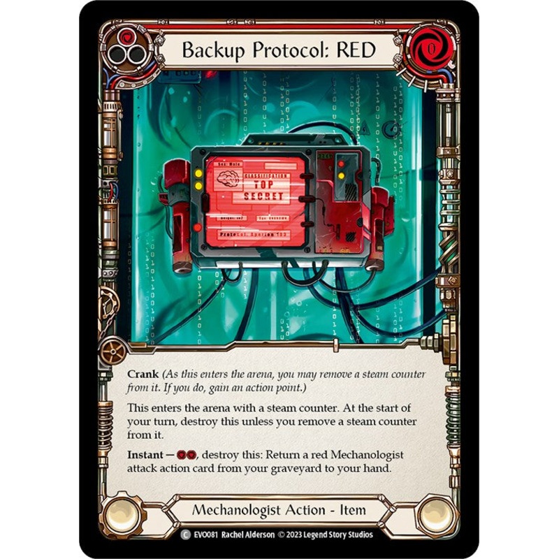 Backup Protocol: RED [EVO081] (Bright Lights)