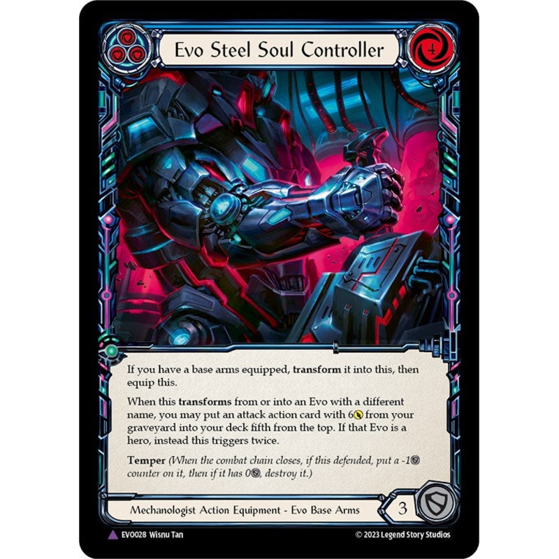 Evo Steel Soul Controller (Marvel) [EVO028] (Bright Lights)  Cold Foil