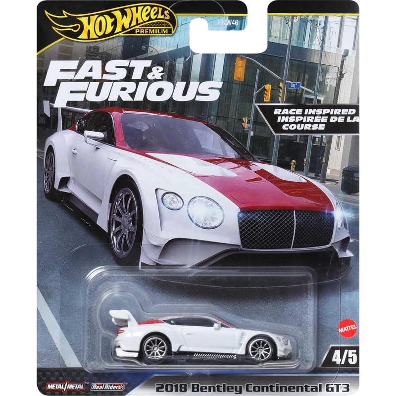 Hot Wheels Car Culture Fast & Furious 2018 Bentley Continental GT3