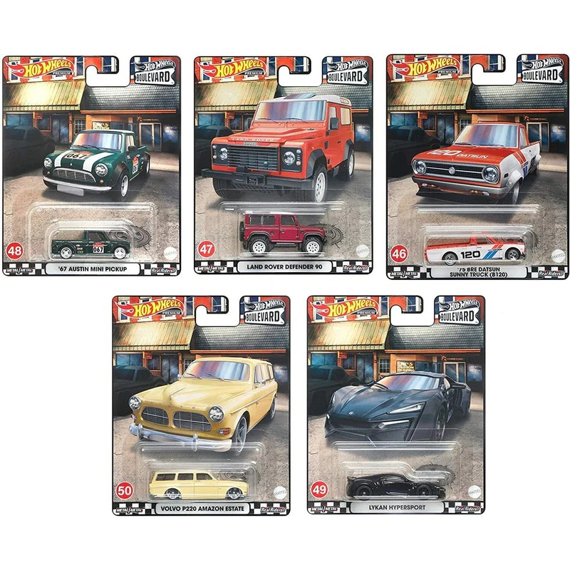 Hot Wheels Premium Boulevard Series ( #46 – #50) Set