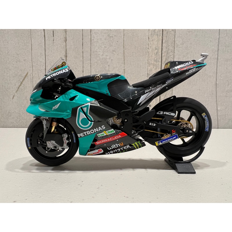 VALENTINO ROSSI 2021 YAMAHA YZR-M1 -TEAM PETRONAS YAMAHA SRT – 1:12 MOTOGP 2021 DIECAST MODEL