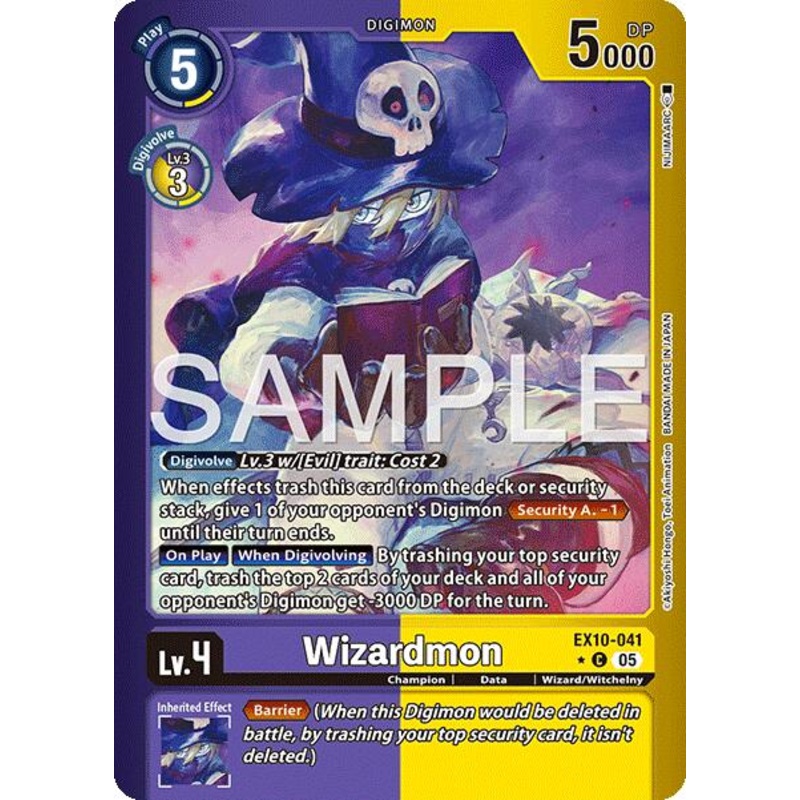 Wizardmon [EX10-041] (Limited Foil) [Sinister Order]