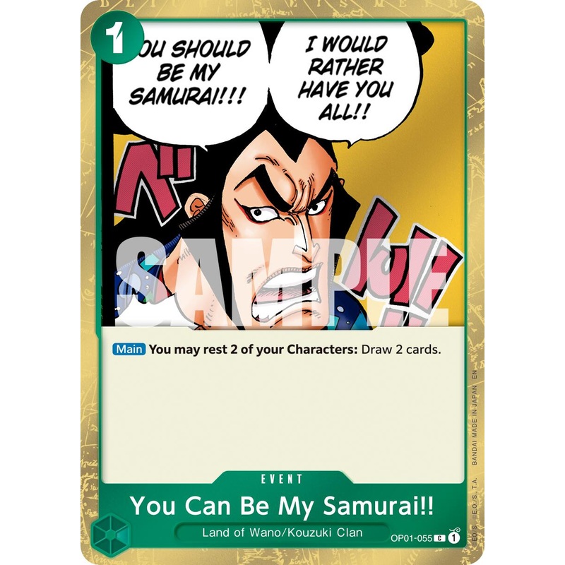 You Can Be My Samurai!! (Pirate Foil) [Premium Booster -The Best- Vol. 2]