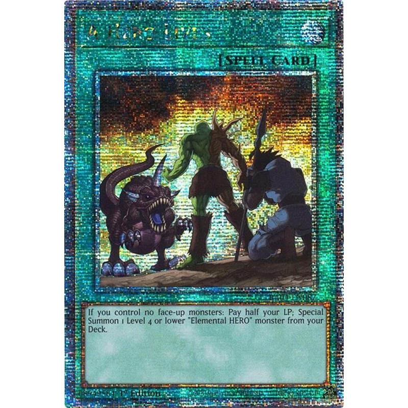 A Hero Lives [RA04-EN087] Quarter Century Secret Rare