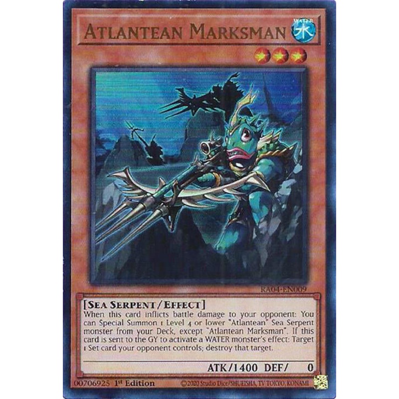 Atlantean Marksman [RA04-EN009] Ultra Rare