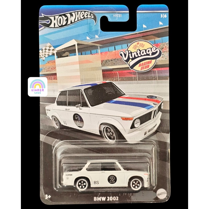 Hot Wheels BMW 2002 – White (2023 Imported Card)