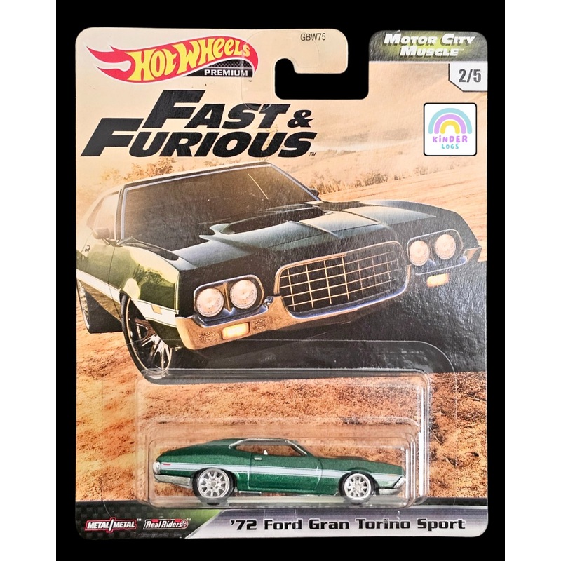 Premium Hot Wheels 1972 Ford Gran Torino Sport – Motor City Muscle