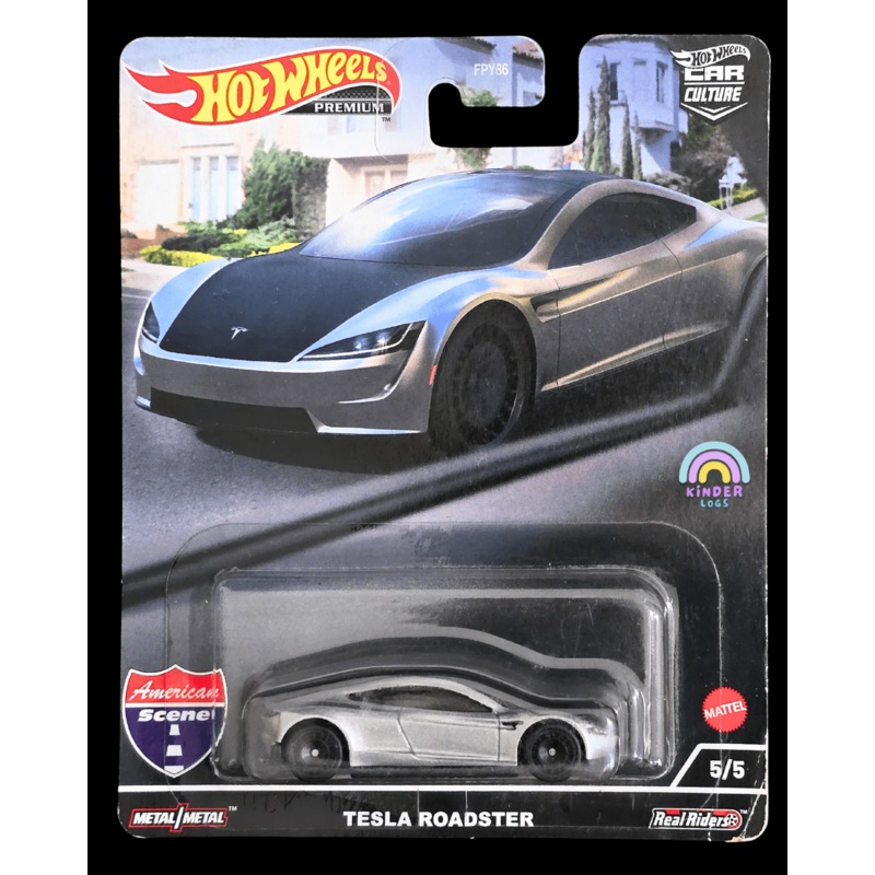 Premium Hot Wheels Tesla Roadster – American Scene (Imported)