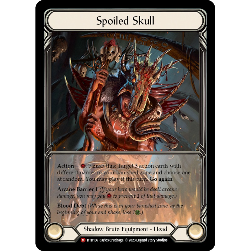 Spoiled Skull (Extended Art) [DTD106] (Dusk Till Dawn)  Cold Foil