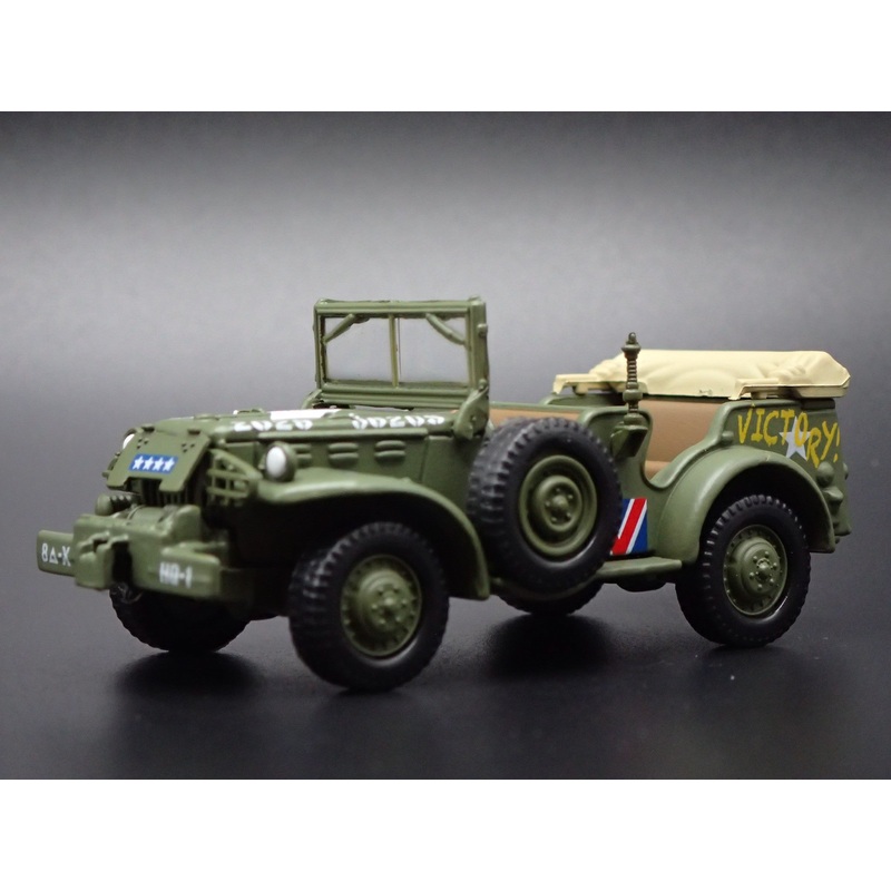 WWII DODGE WC57 COMMAND CAR ARMY MILITARY V-E DAY 1:64 SCALE DIECAST MODEL CAR