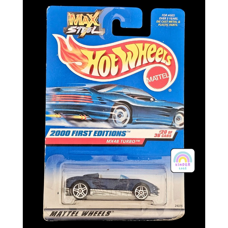 2000 First Editions Hot Wheels MX48 Turbo – Max Steel Series