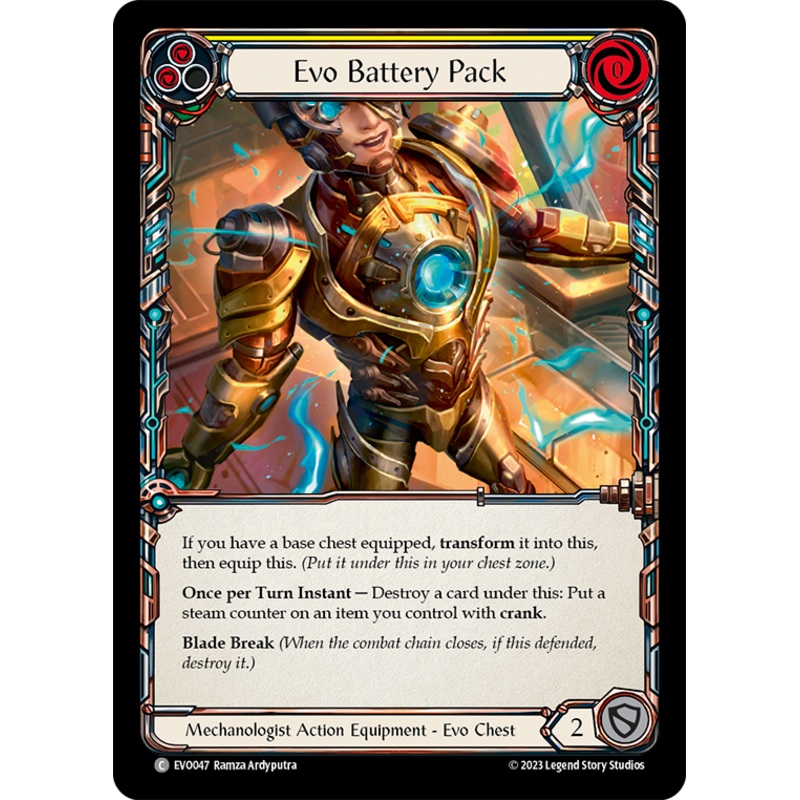 Evo Battery Pack [EVO047] (Bright Lights)  Cold Foil