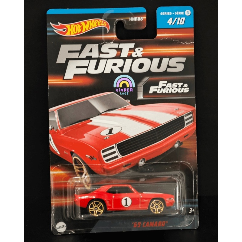 Hot Wheels 1969 Chevrolet Camaro | Fast and Furious Series 3