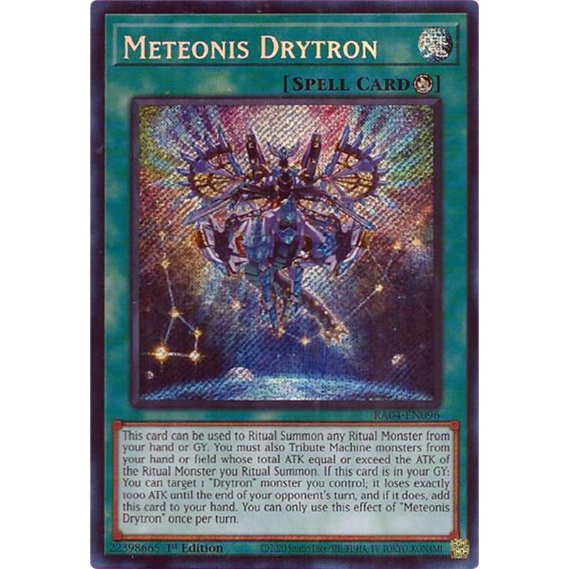 Meteonis Drytron [RA04-EN096] Secret Rare