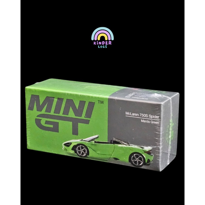 Mini GT McLaren 750S Spider (Mantis Green) – Sealed Box