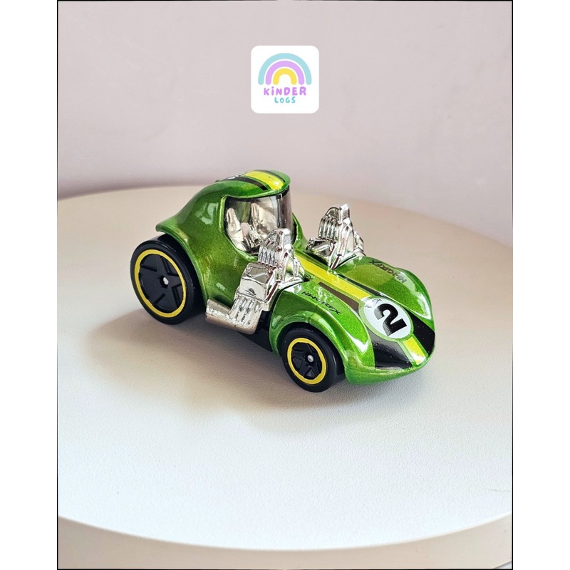 Tooned Hot Wheels Twin Mill – Green Color (Uncarded)