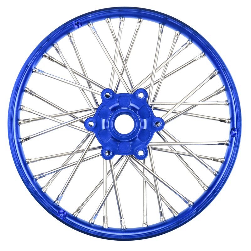 1/4 Pro-Spec Aluminium V2 Bead Front Wheel Blue