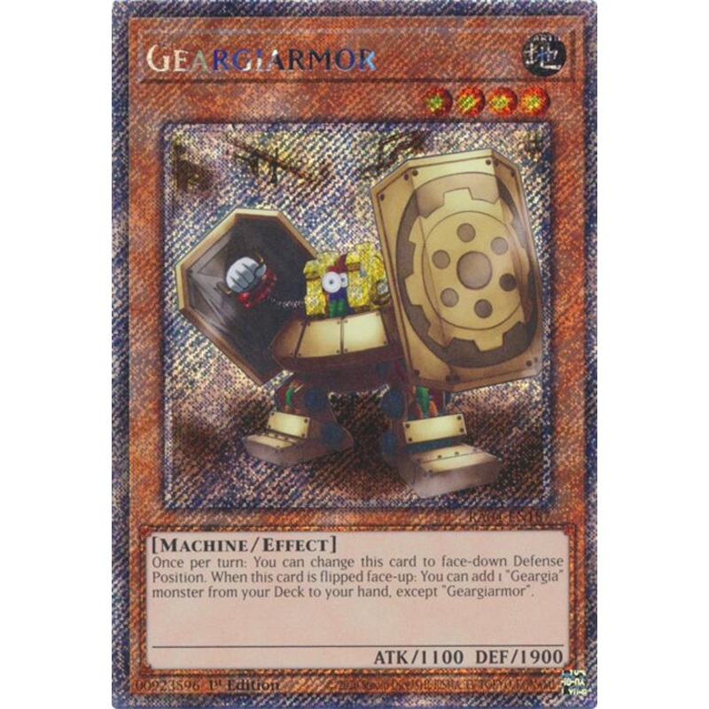 Geargiarmor [RA04-EN187] Platinum Secret Rare
