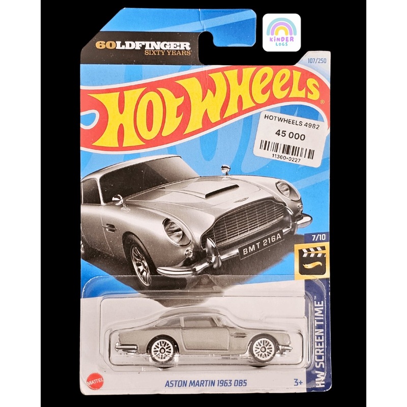 Hot Wheels 1963 Aston Martin DB5 – Goldfinger Sixty Years