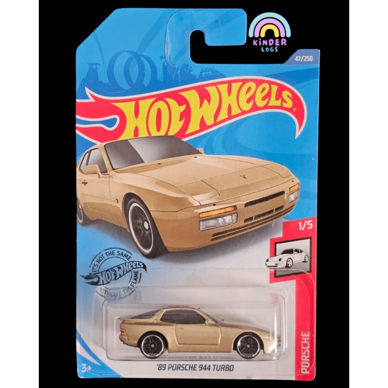 Hot Wheels 1989 Porsche 944 Turbo – Gold (2020 Card)