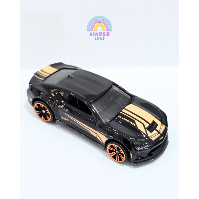 Hot Wheels 2018 COPO Camaro Neon Speeders – Black (Uncarded – New)
