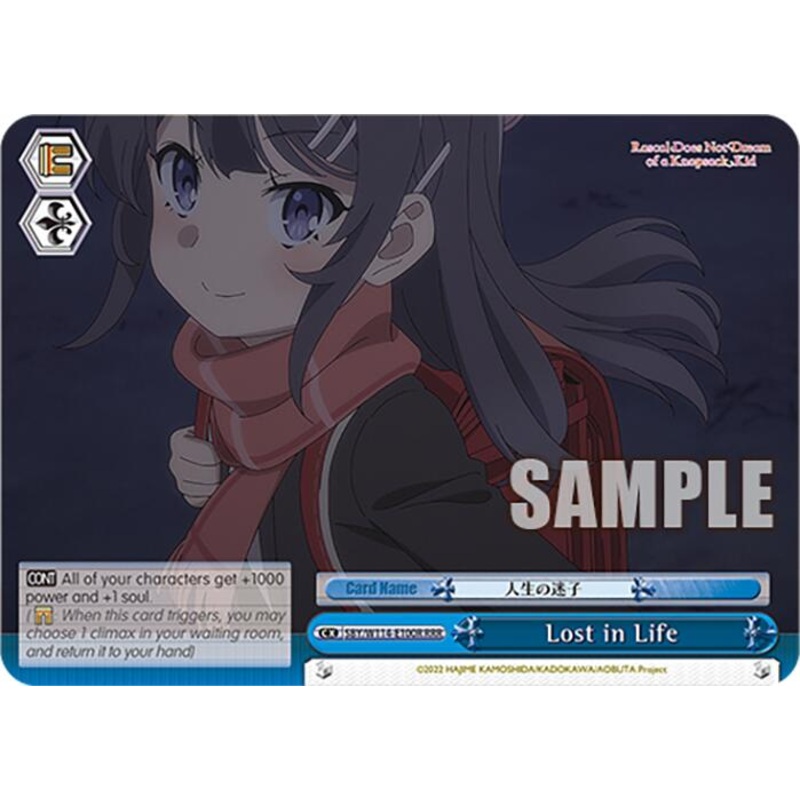 Lost in Life (SBY/W114-E100 CR) [Rascal Does Not Dream Series]