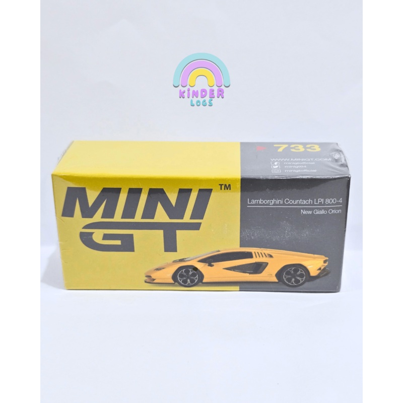 Mini GT Lamborghini Countach LPI 800-4 (New Giallo Orion)