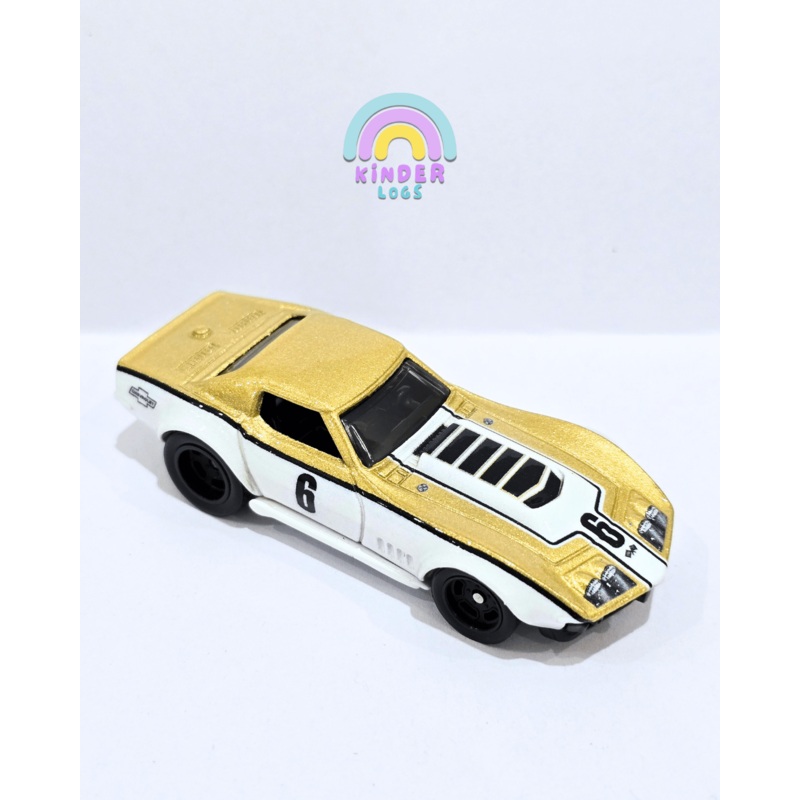 Premium Hot Wheels 1969 COPO Corvette – Gold (Uncarded – New)