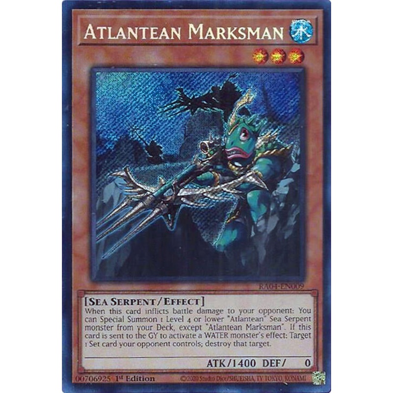 Atlantean Marksman [RA04-EN009] Secret Rare