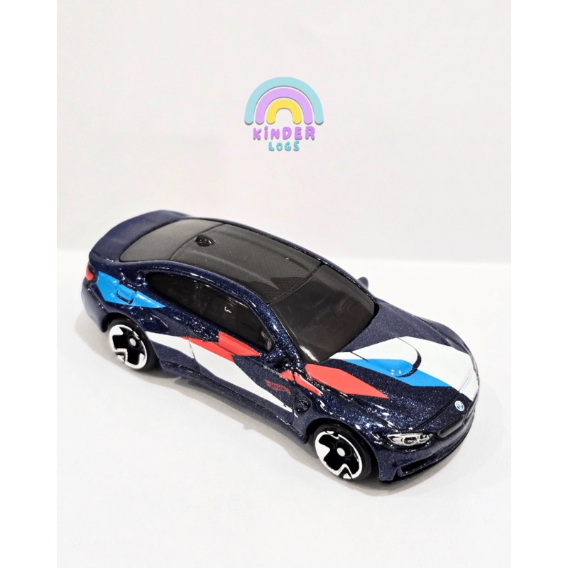 Hot Wheels BMW M4 – Blue With Graphics (Uncarded)