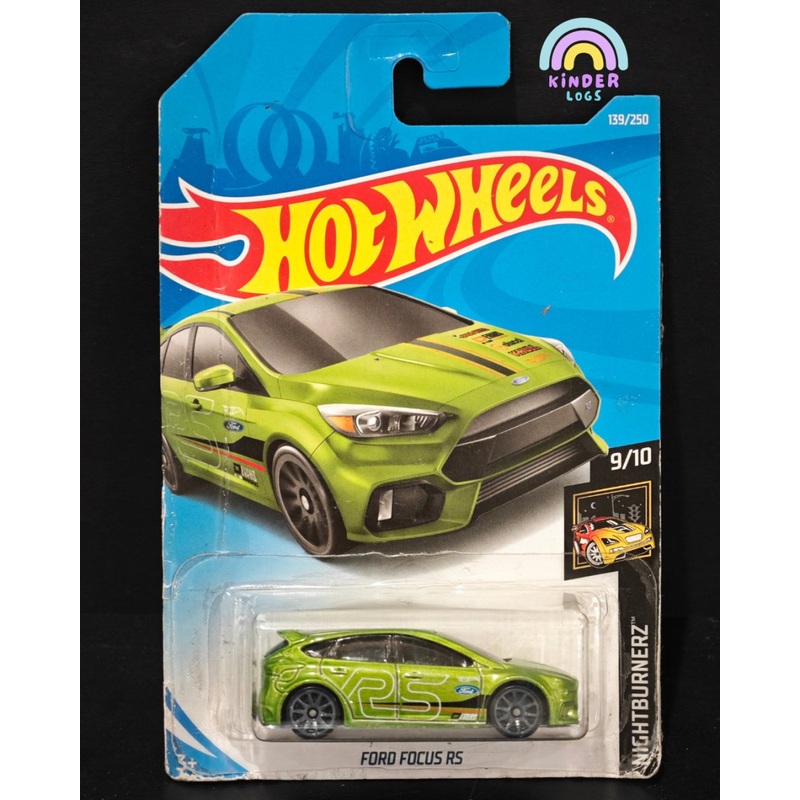 Hot Wheels Ford Focus RS – Green (2018 Card)