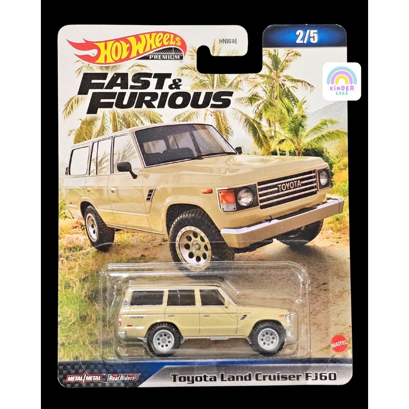 Premium Hot Wheels Toyota Land Cruiser FJ60 – Fast & Furious (Imported)