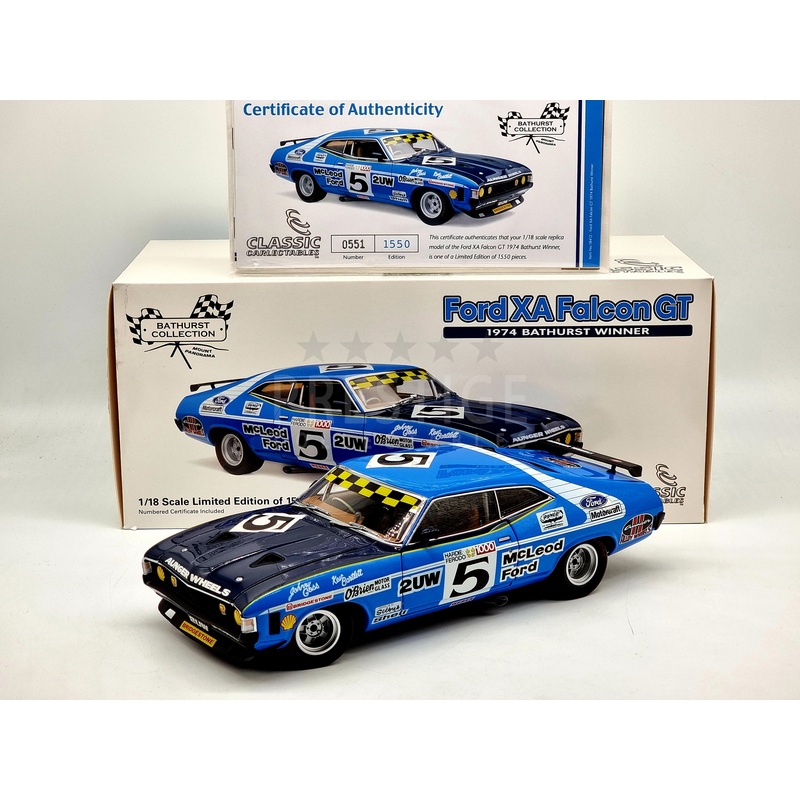 Classic Carlectables 1974 Ford Falcon XA GT Bathurst Winner 1:18 Scale – Used