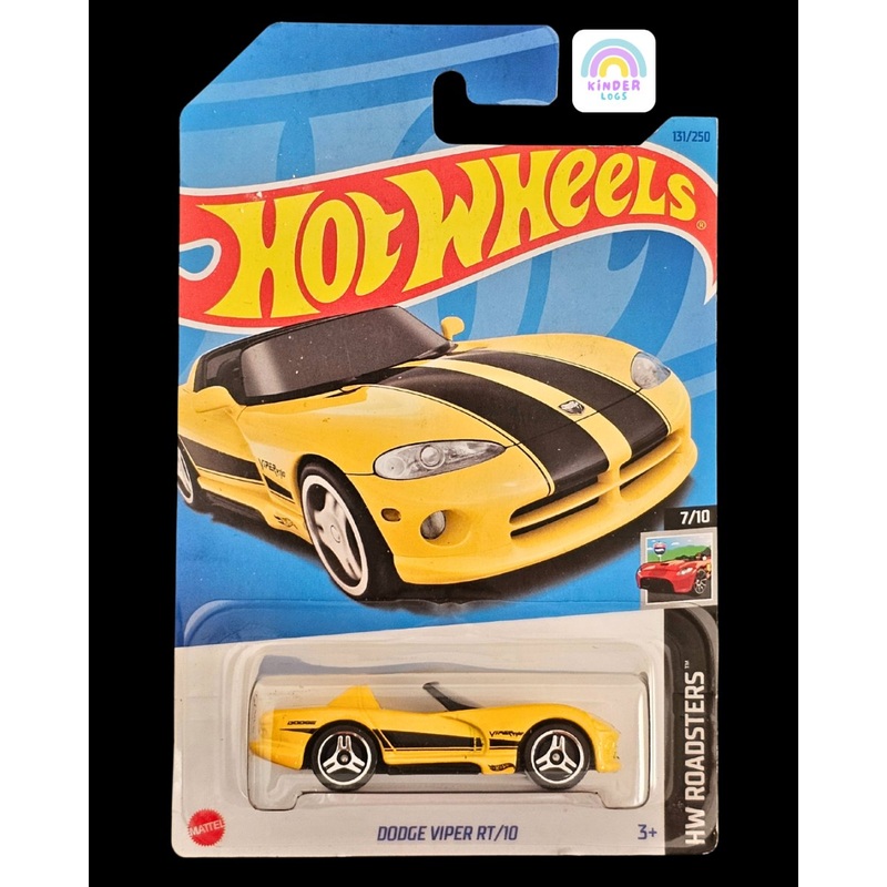 Hot Wheels Dodge Viper RT/10 Roadster – Yellow (Imported)