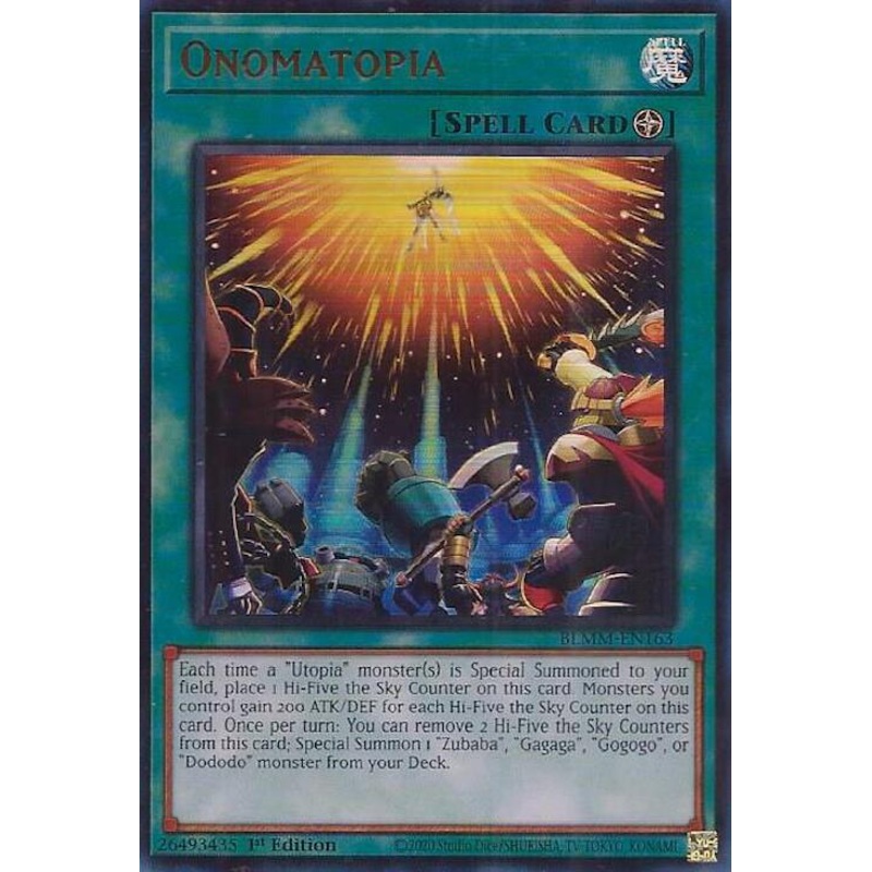 Onomatopia [BLMM-EN163] Ultra Rare