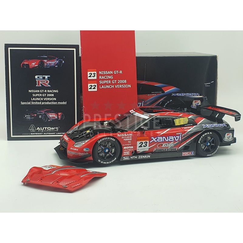 Rare* AUTOart Signature 2008 Nissan GTR Racing Super GT Launch Verison