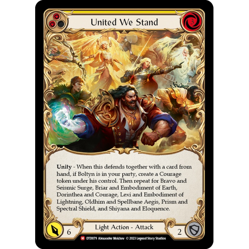 United We Stand [DTD079] (Dusk Till Dawn)  Rainbow Foil