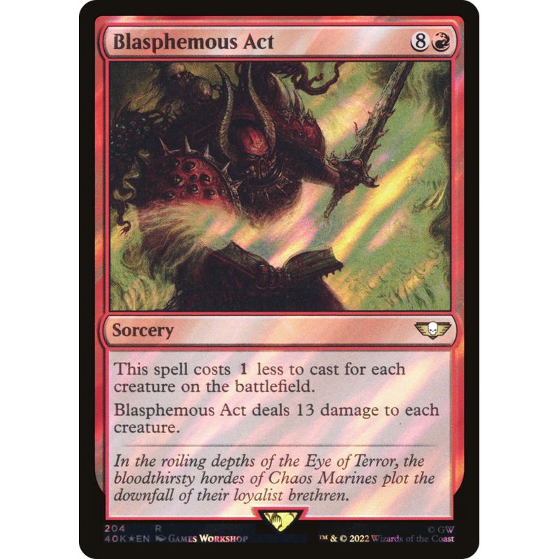 Blasphemous Edict [Edge of Eternities Promo Pack]