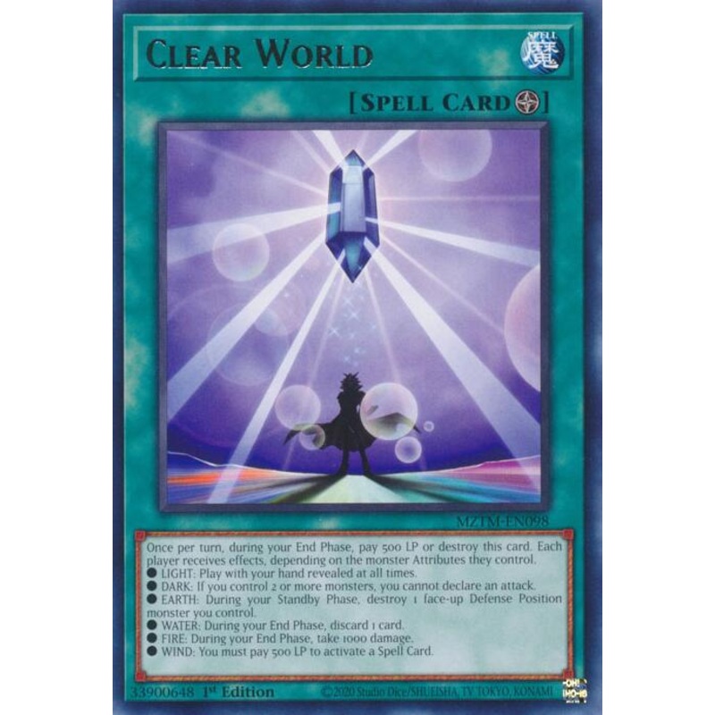Clear World [MZTM-EN098] Rare