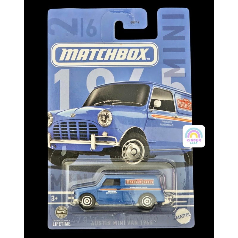 Matchbox 1965 Austin Mini Van – Blue (2023 Imported Card)