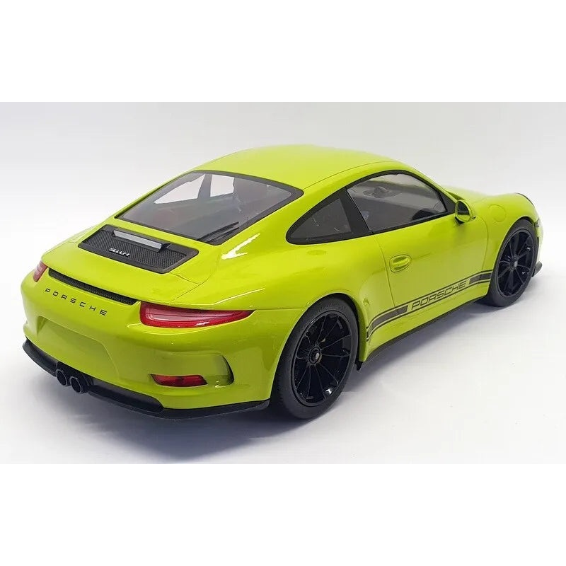 * PRE ORDER * Minichamps 2016 Porsche 911 R (991) Ring Police Godehardt Lime Green LARGE 1:12 Scale – New