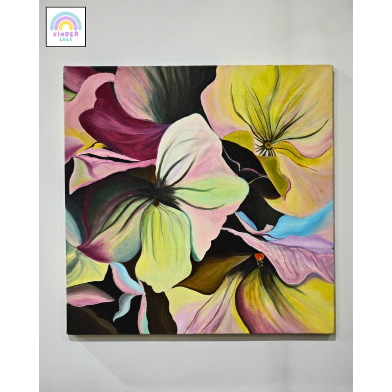 Yellow Flowers Oil Painting