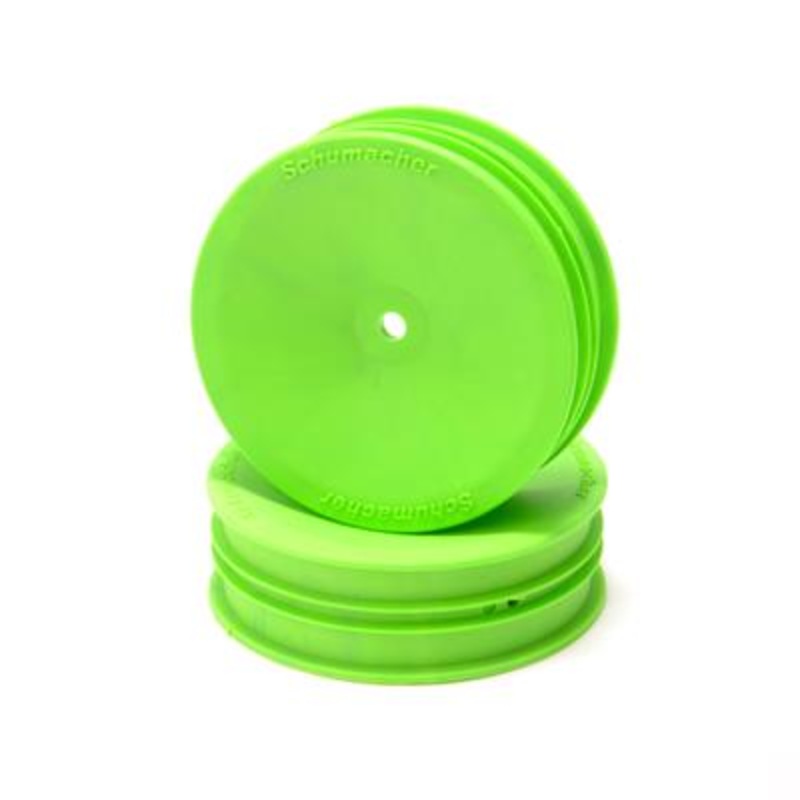 1/10th 2WD Front Slim Wheel Green 1pr