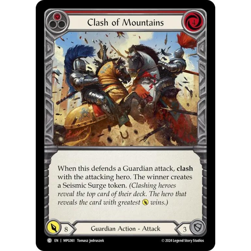 Clash of Mountains (Red) [MPG061] (Mastery Pack Guardian)