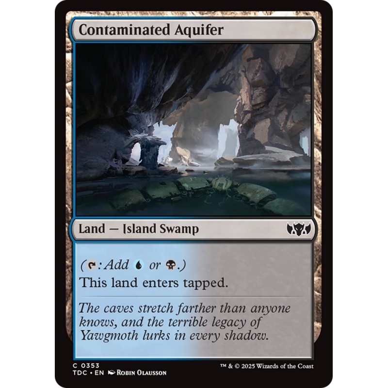 Contaminated Aquifer [Tarkir: Dragonstorm Commander]