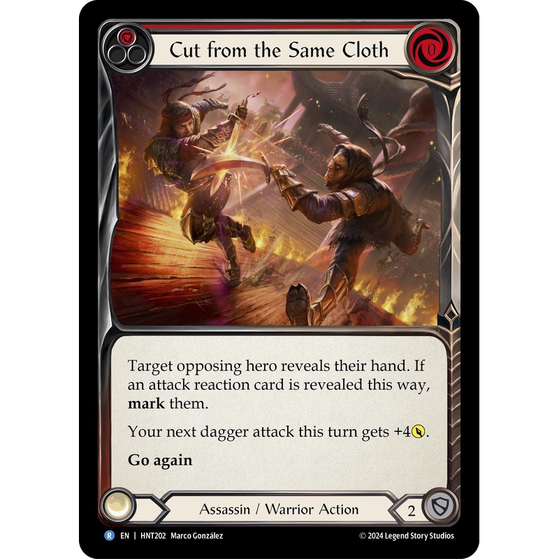 Cut from the Same Cloth (Red) [HNT202] (The Hunted)  Rainbow Foil